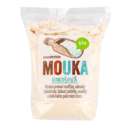 CountryLife - múka kokosová BIO, 250 g *CZ-BIO-001 certifikát