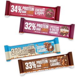Protein Bar DeLuxe – Proteínové tyčinky 50g Salted Caramel & Cheesecake