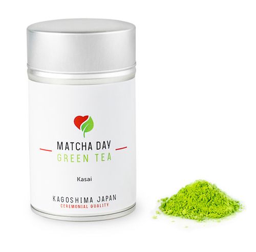 Matcha Day - BIO Matcha Čaj - Kasai 50g (plechovka) - prémiová kvalita