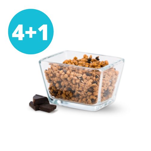 Müsli s čokoládovo-karamelovou príchuťou 4+1 ZADARMO