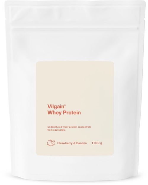 Vilgain Whey Protein jahoda a banán 1000 g