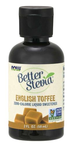 NOW® Foods NOW Better Stevia Liquid, Anglický karamel, 59ml