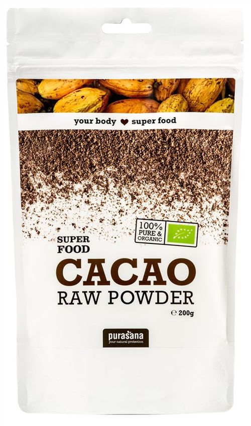 Purasana Cacao Powder BIO (kakaový prášok), 200 g