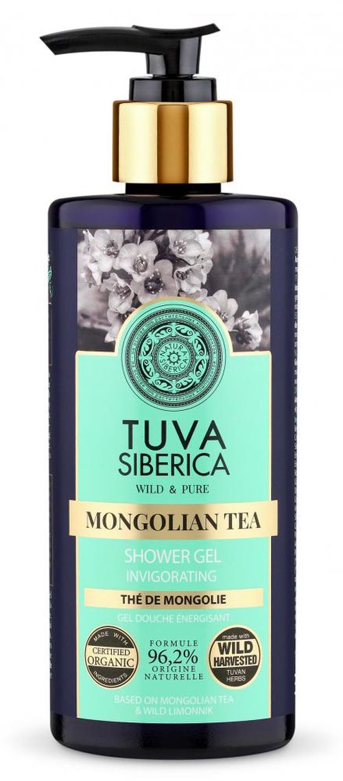 TUVA Siberica, Osvěžující sprchový gel, Mongolský čaj, 300 ml
