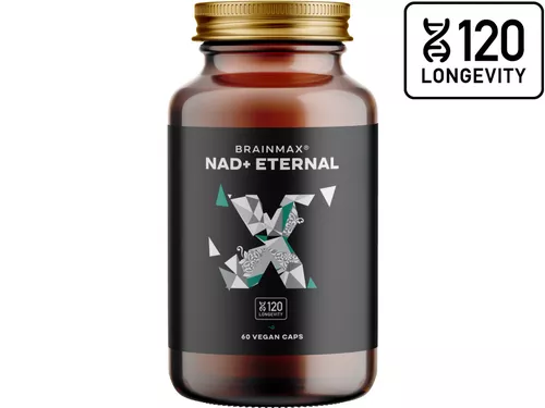 BrainMax NAD+ Eternal, 60 rastlinných kapsúl