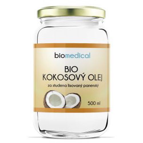 Bio Coconut Oil - panenský kokosový olej Natural 500ml