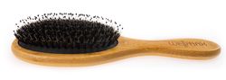 WellMax Bambusová kefa na vlasy s diviačími štetinami