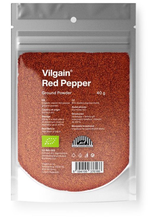 Vilgain Paprika sladká BIO sladká 40 g