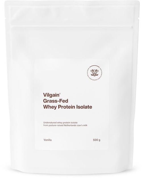 Vilgain Grass-Fed Whey Protein Isolate vanilka 500 g