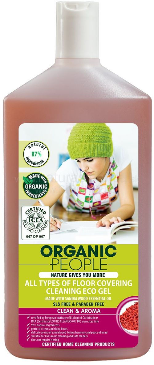 Organic People - Čistící gel na všechny typy podlah, 500 ml