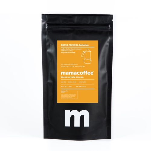 Mamacoffee - Brasil fazenda Bananal, 100g Druh mletie: Zrno