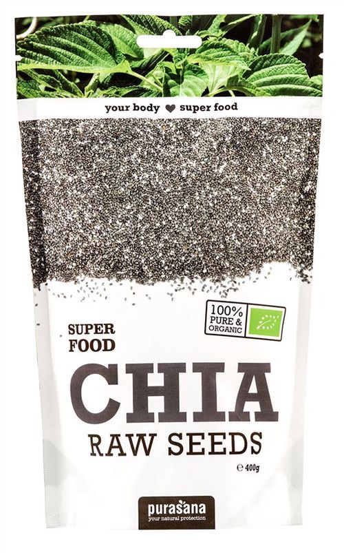 Purasana Chia Seeds BIO (chia semienka), 400 g