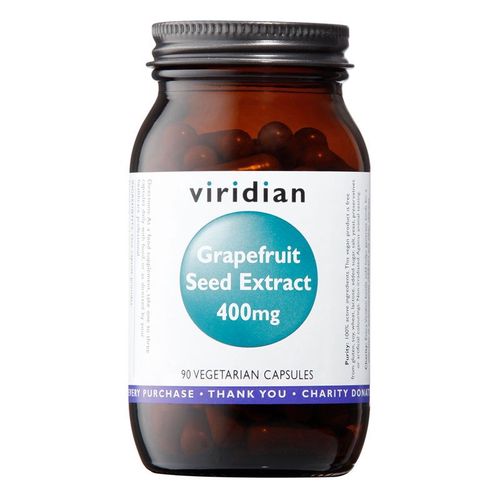 Viridian Grapefruit Seed Extract 400mg 90 kapslí (Extrakt ze semínek grepfruitu)