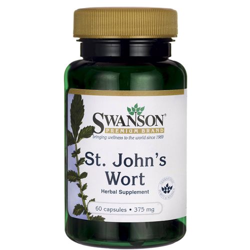 Swanson St. John's Wort (Třezalka tečkovaná), 375 mg, 60 kapslí