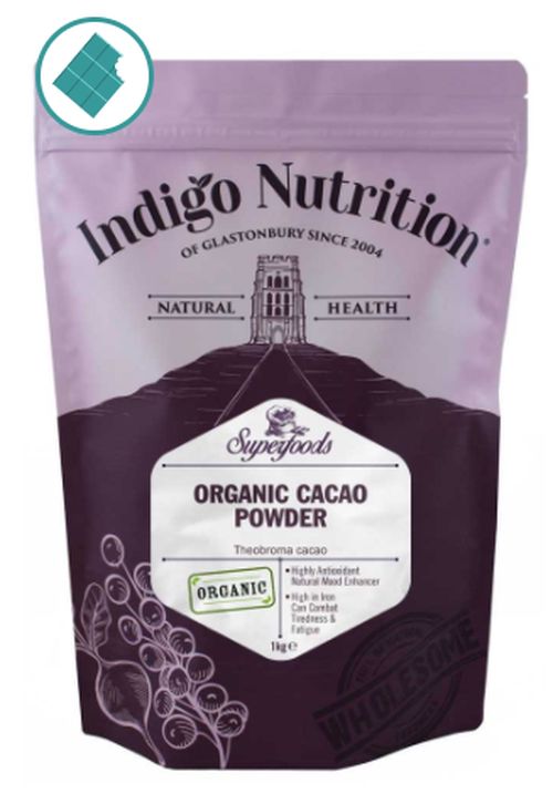 Indigo Herbs Cacao powder - organic, kakaový prášok - peruánske kakao, 1000 g