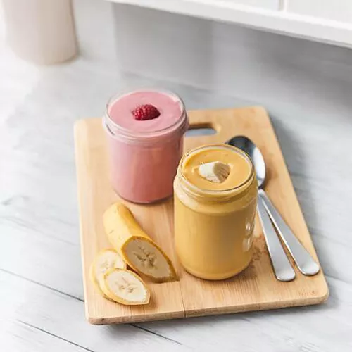 Proteínová kaša s banánovo-jablkovou príchuťou (1 porcia)