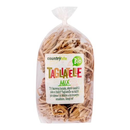 CountryLife - cestoviny tagliatelle mix BIO,  400 g