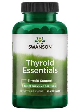 Swanson Thyroid Essentials (zdraví štítné žlázy), 90 kapslí