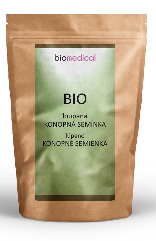 Bio konopné semienka lúpané Natural 400g