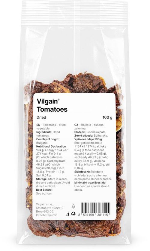 Vilgain Paradajky sušené 100 g