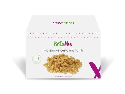 KetoMix Proteínové cestoviny fusilli novej generácie (10 porcií)