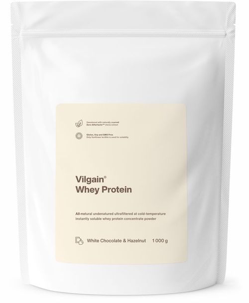 Vilgain Whey Protein Biela čokoláda a lieskový oriešok