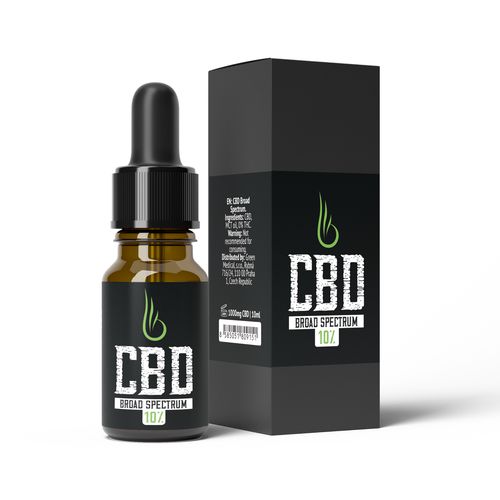 CBD 10% broadspectrum v MCT oleji 10ml