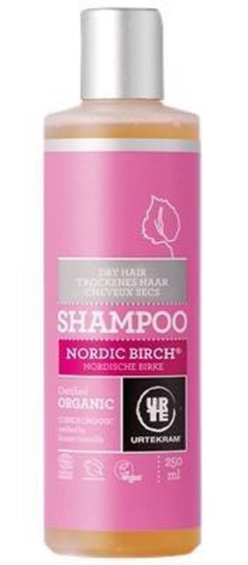 URTEKRAM, Šampon severská bříza na suché vlasy 250ml BIO, VEG