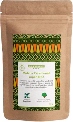 BrainMax Pure Matcha Ceremonial Japan BIO 50g * NL-BIO-01 certifikát