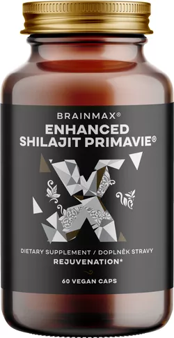 BrainMax Enhanced Shilajit PrimaVie, 60 rastlinných kapsúl
