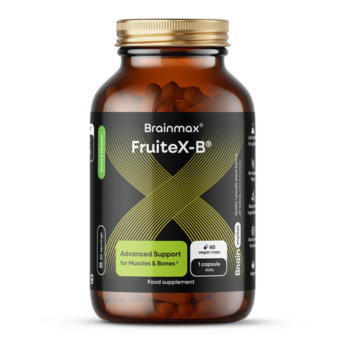 BrainMax FruiteX-B, 60 rastlinných kapsúl