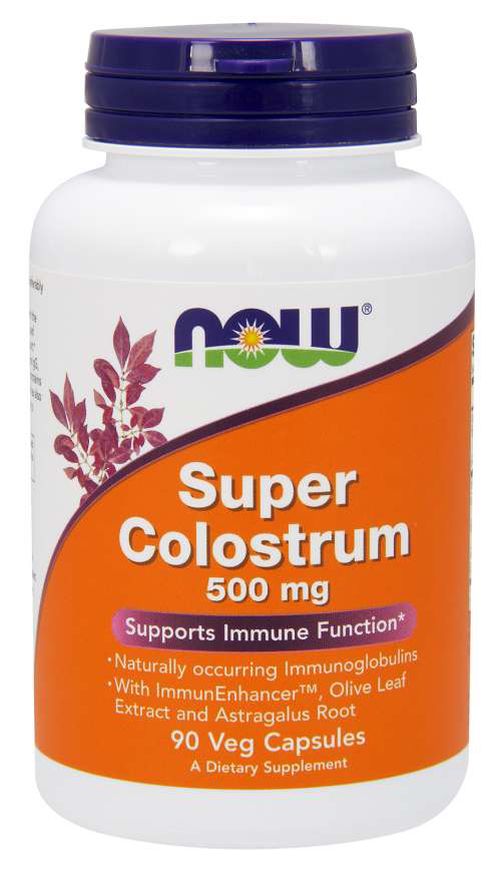 NOW® Foods NOW Super Colostrum (kolostrum) Complex 500 mg, 90 rostlinných kapslí