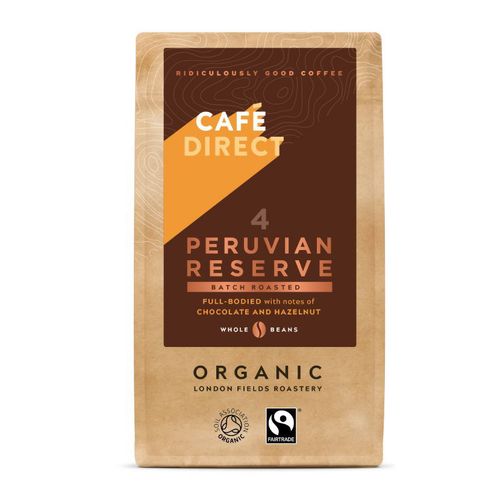 Cafédirect - BIO Peru Reserve zrnková káva, 227 g