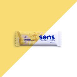 Sens - Proteinové tyčinka PLEASURE s cvrččí moukou - Ananas & Kokos, 40 g