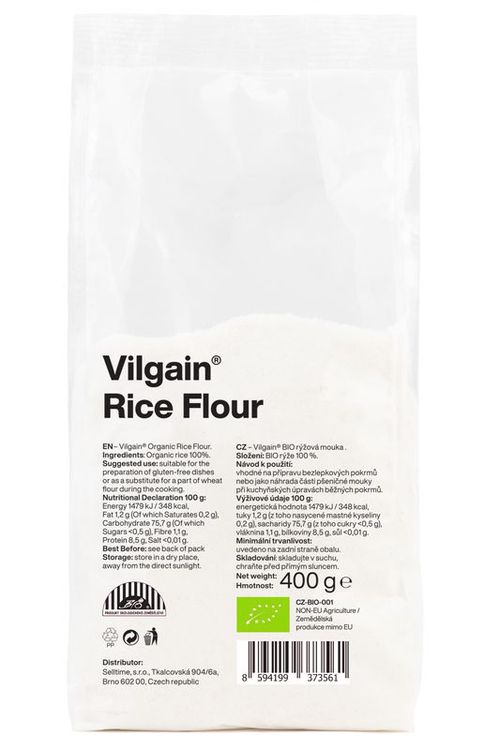 Vilgain Ryžová múka BIO 400 g