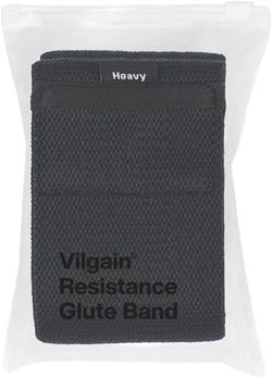 Vilgain Textilná odporová guma 1 ks jet black silný odpor