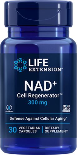 Life Extension NAD (vitamin B3)+Cell Regenerator, 30 rostlinných kapslí