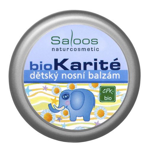 Saloos Bio Karité Dětský Nosní Balzám, 19ml