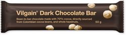 Vilgain Čokoládová tyčinka Horká čokoláda s lieskovými orieškami 45 g