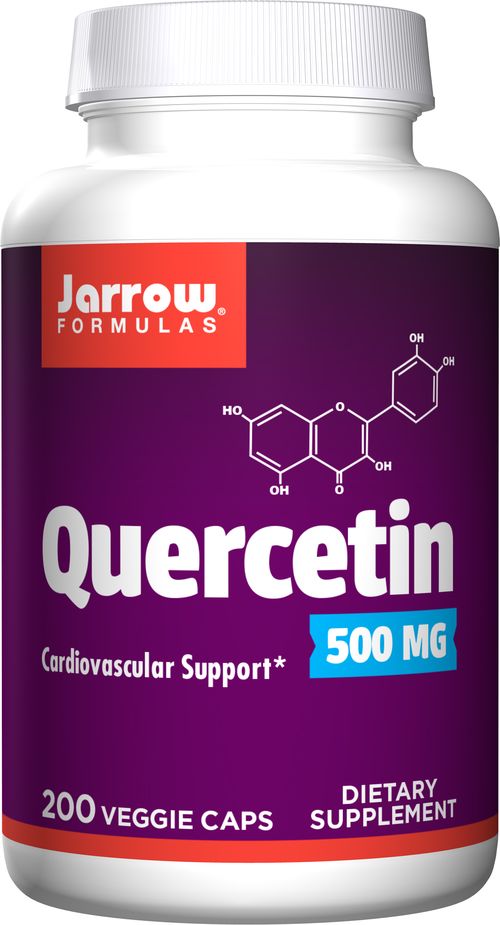 Jarrow Formulas Jarrow Quercetin, Kvercetin, 500 mg, 200 rostlinných kapslí