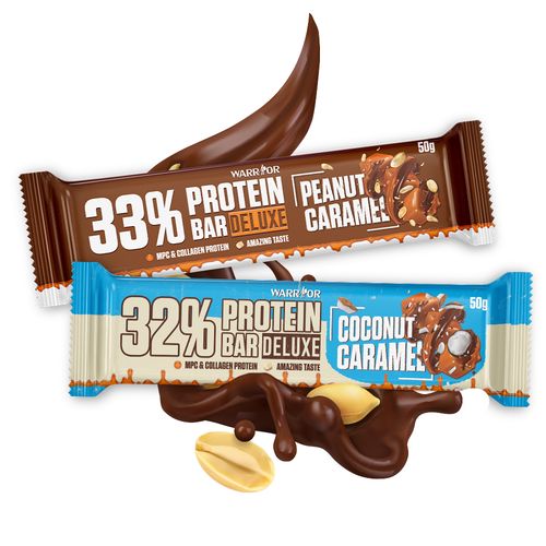 Protein Bar DeLuxe – Proteínová tyčinka 50g Caramel Peanuts