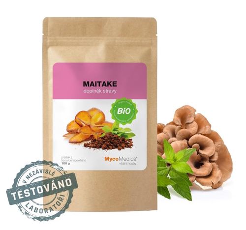 MycoMedica - BIO Maitake prášek, 100 g *CZ-BIO-003 Certifikát