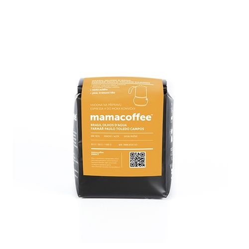 Mamacoffee - Bio Brazil Fazenda Olhos d' Agua, 250g Druh mletie: Mletá
