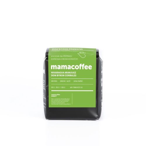 Mamacoffee - Nikaragua Aranjuez Don Byron Corrales, 250g Druh mletie: Mletá