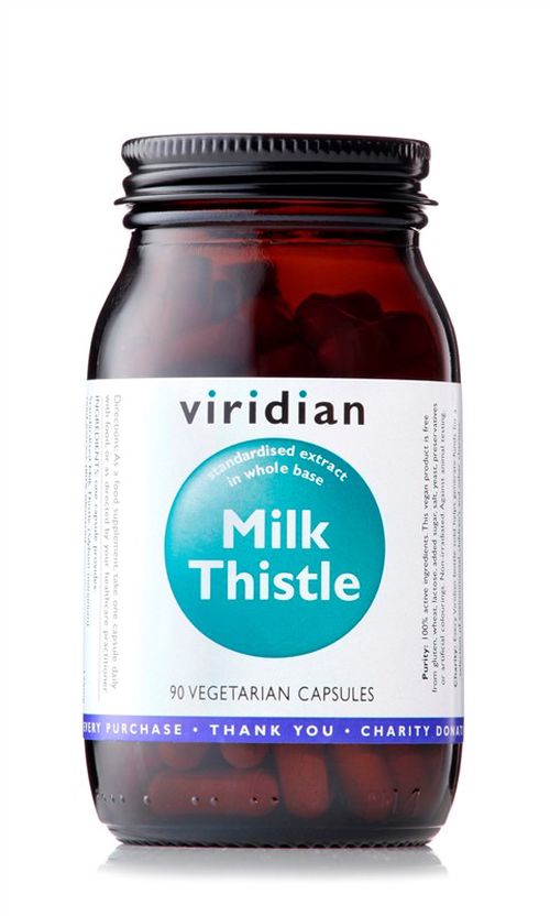 Viridian Milk Thistle 90 kapslí - Ostropestřec