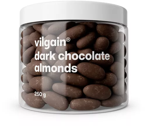 Vilgain Mandle v čokoláde – horká čokoláda 250 g