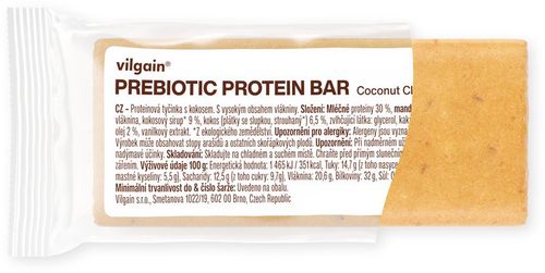 Vilgain Prebiotic Protein Bar Coconut Cloud 55 g