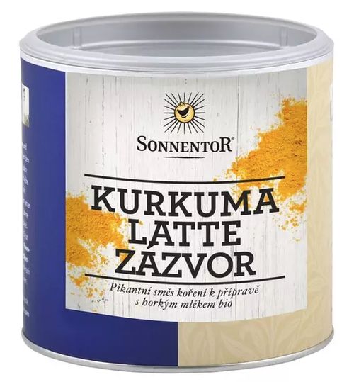 Sonnentor Kurkuma Latte - zázvor BIO, 60 g dóza