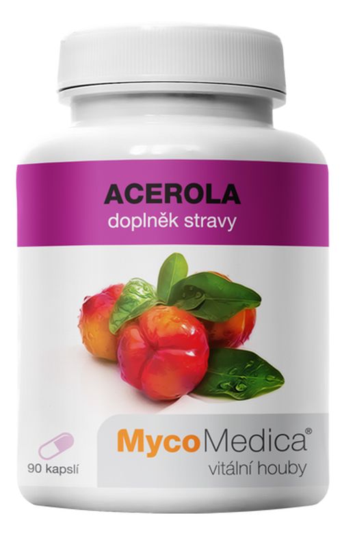 MycoMedica -  Acerola v optimální koncentraci, 90 želatinových kapslí