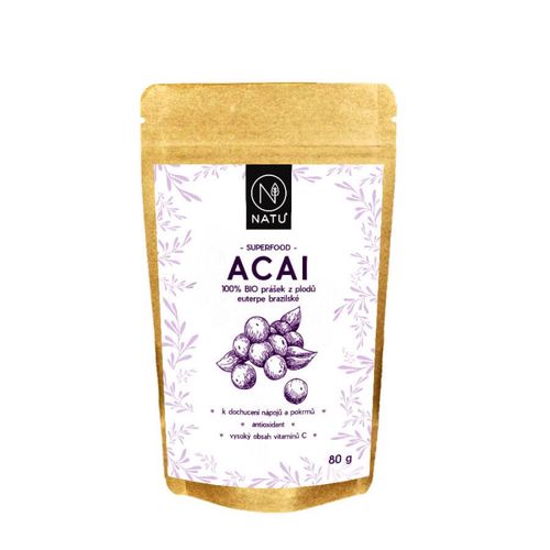 NATU - Acai BIO prášek 80g